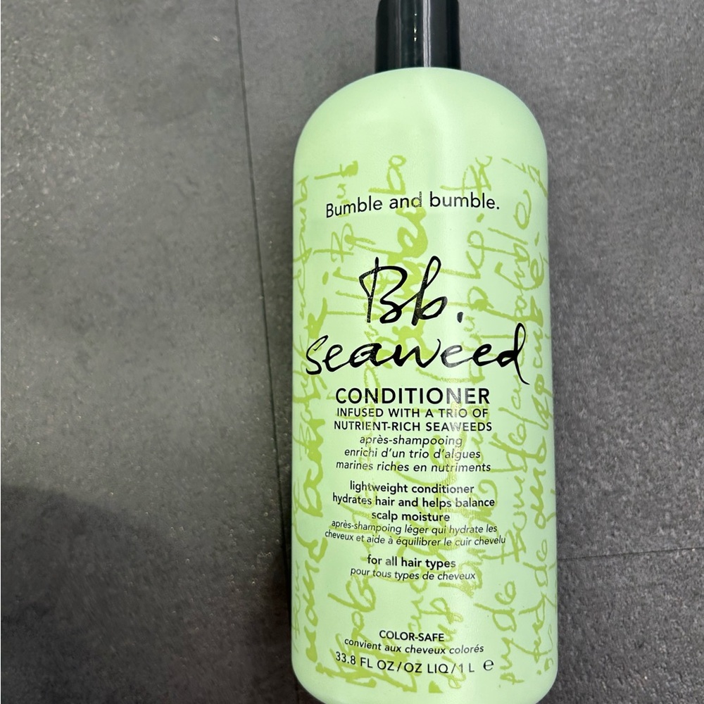Bumble and Bumble Jumbo Seaweed Hair Conditioner!!! 33.8 oz (limited time sale )